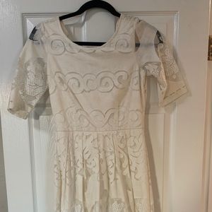 Off white lace dress